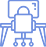 icon of c-level executive at a computer